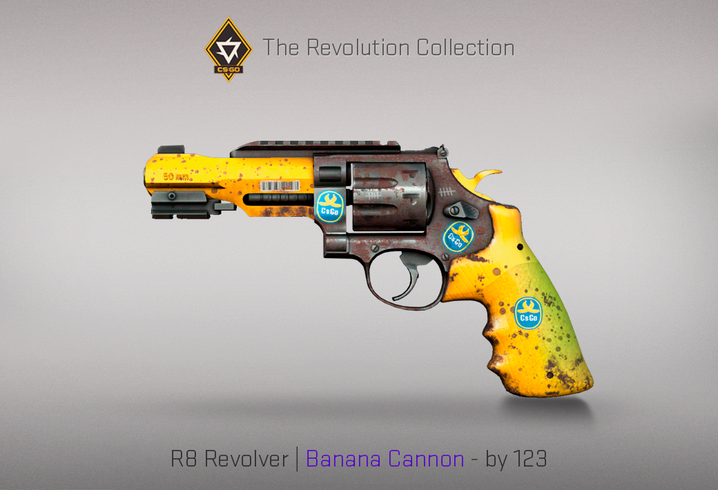 R8 Revolver Banana Cannon by 123