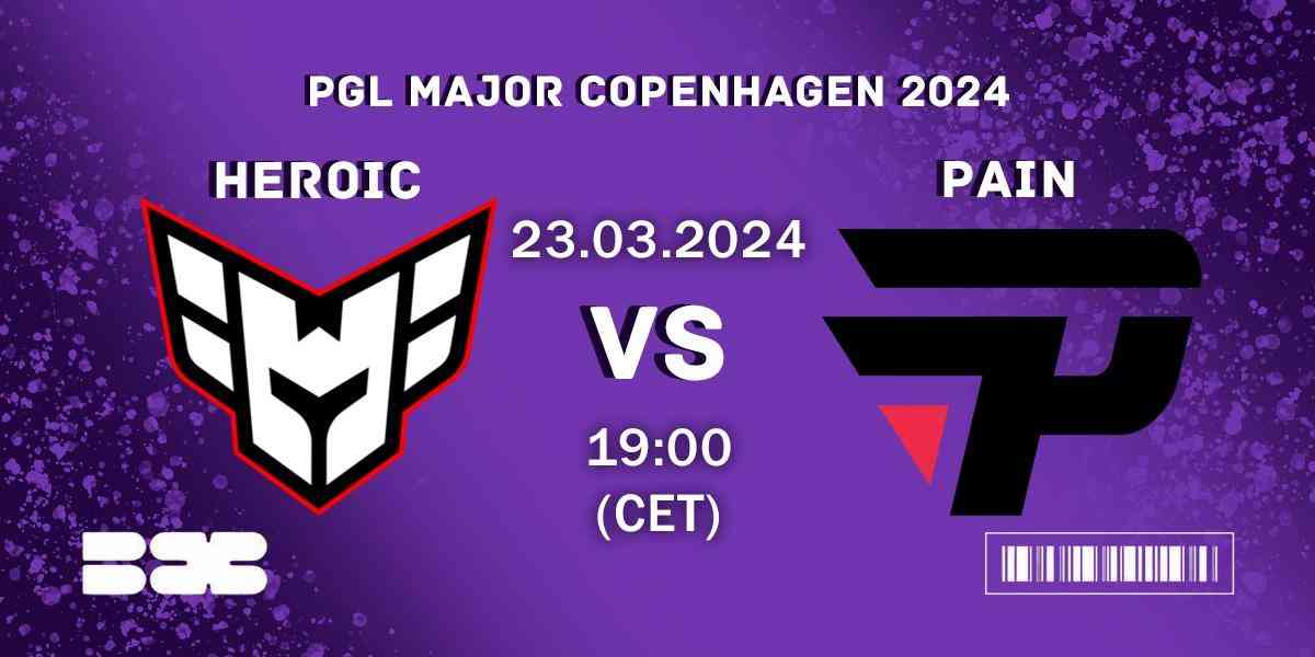 HEROIC vs. paiN - PGL Major Copenhagen 2024