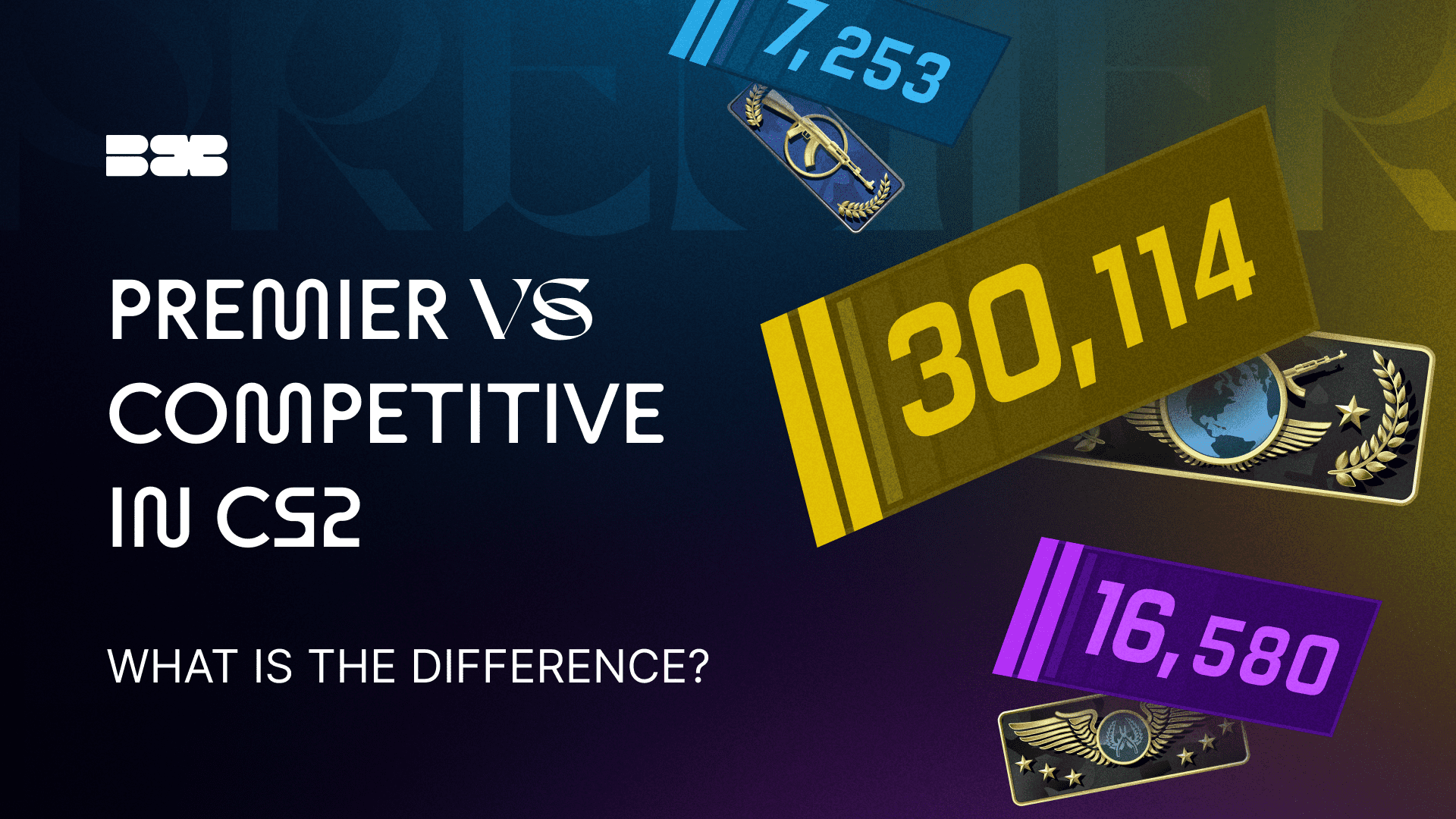 CS2 Competitive vs Premier: What are Premier ranks & CS rating in