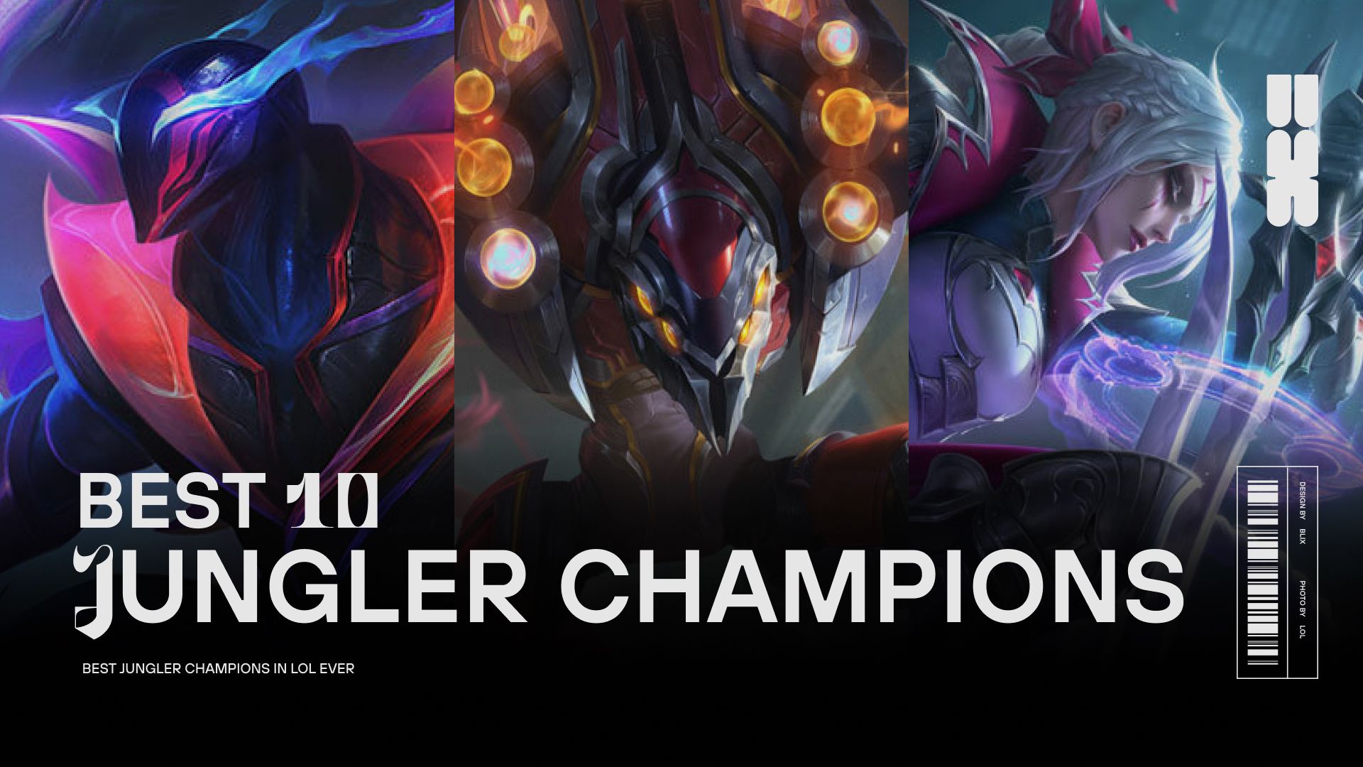 Updated TOP10 Best Jungler Champions in LoL 2024