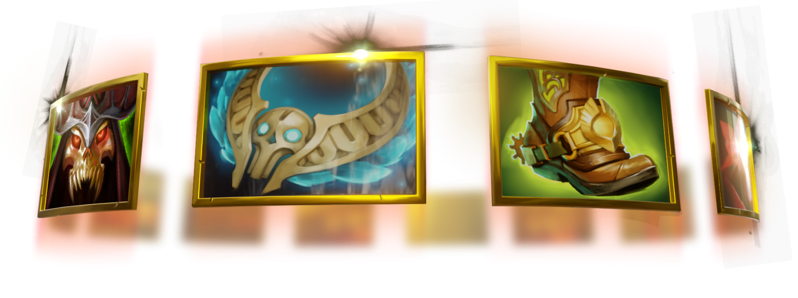 
Icons for Dota 2 Items including Vladimir's Offering, and new items Revenant Brooch and Boots of Bearing 