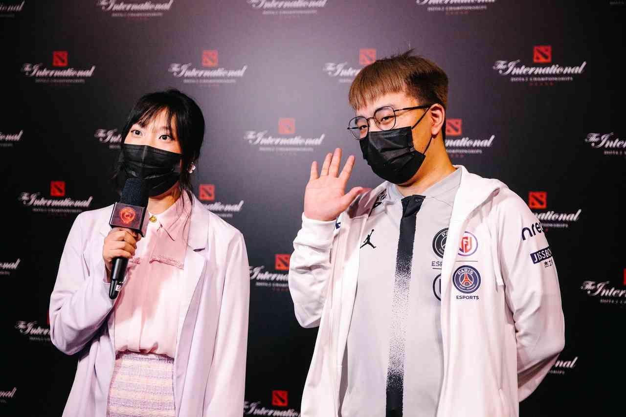 Y` doing an interview during TI11. Credit: Valve
