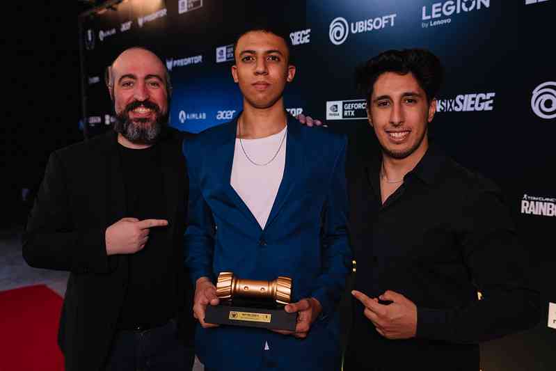 Picture of Gomess from the R6 Awards. Credit: Ubisoft/Saymon Sampaio
