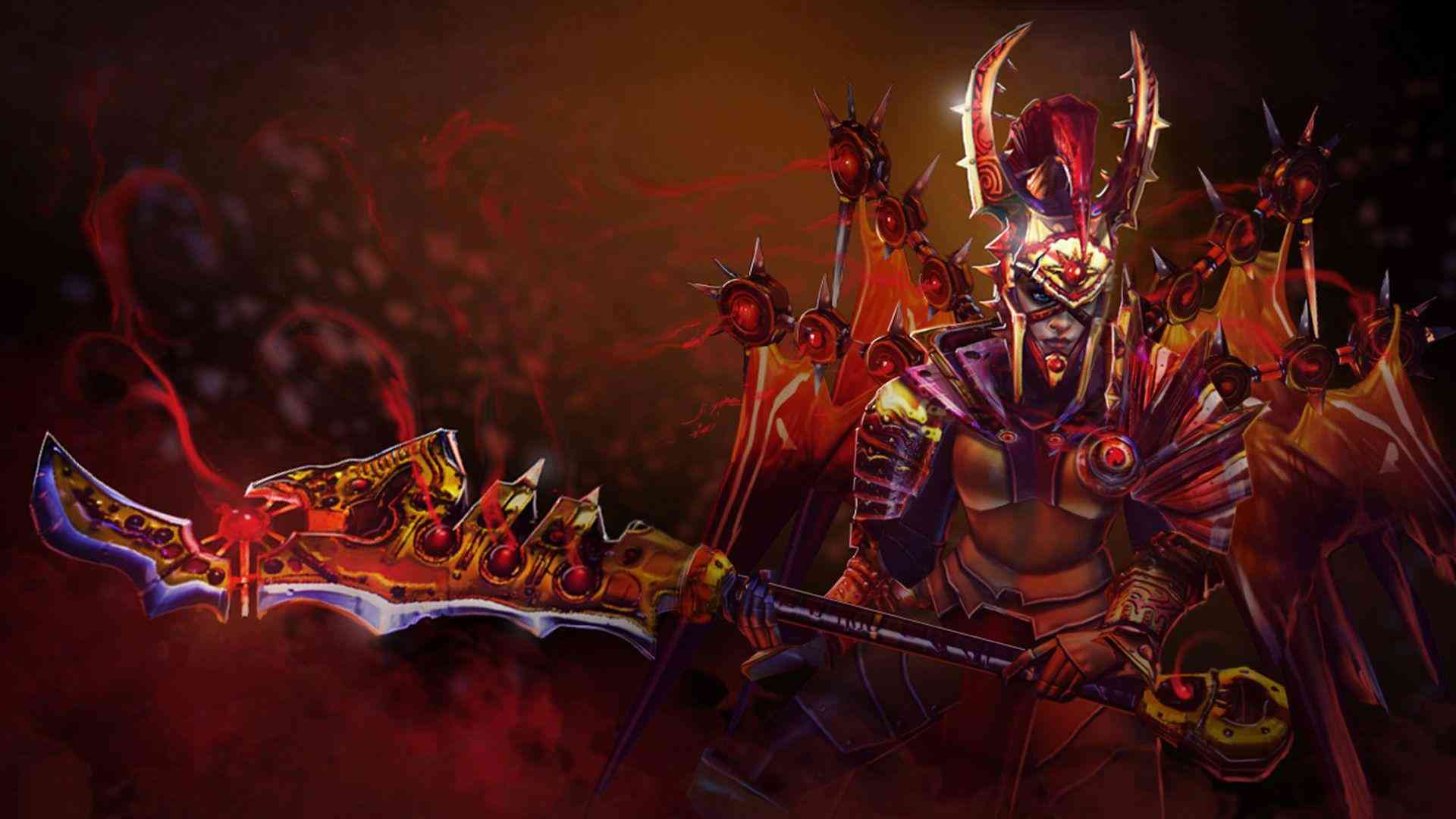 Legion Commander appears in the Hell Maiden set available on Steam Workshop