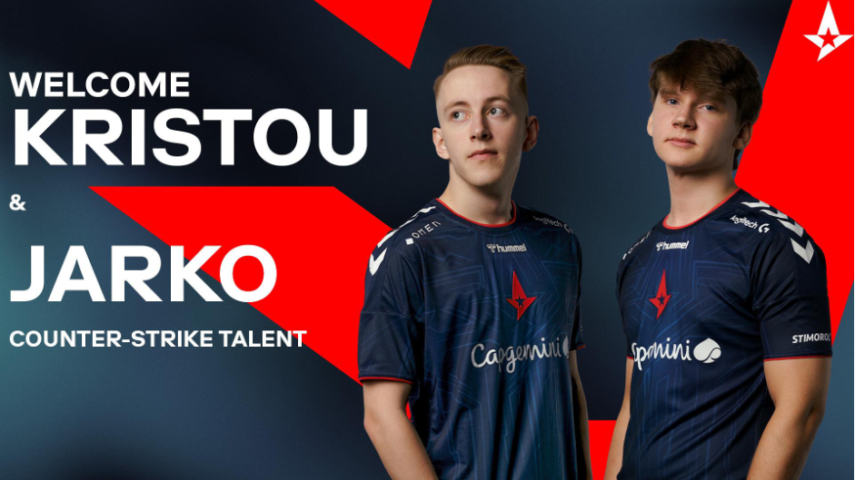 Astralis Talent welcomes Kristou and Jarko