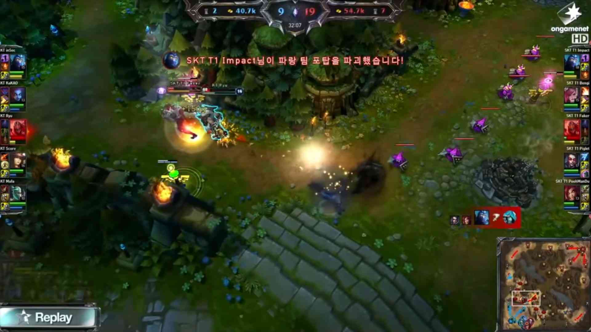 Lee “Faker” Sang-hyeok’s crazy outplay on Ryu “Ryu” Sang-wook was a result of the game five blind picks tradition (Image Credits: LoL Esports/ongamenet).