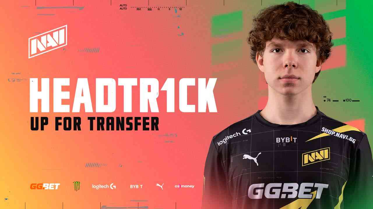 NAVI's graphic announcing headtr1ck was up for transfer to a new roster