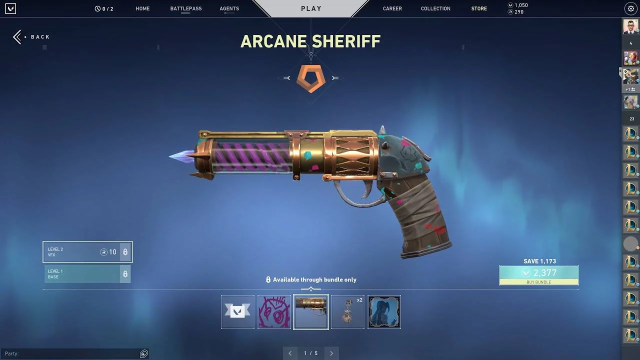 Top 5 Sheriff Skins In Valorant 2024