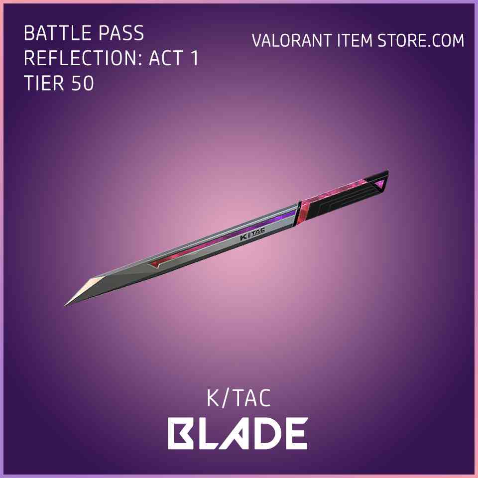 The K/TAC blade is one of Valorant's oldest and most popular knife skins