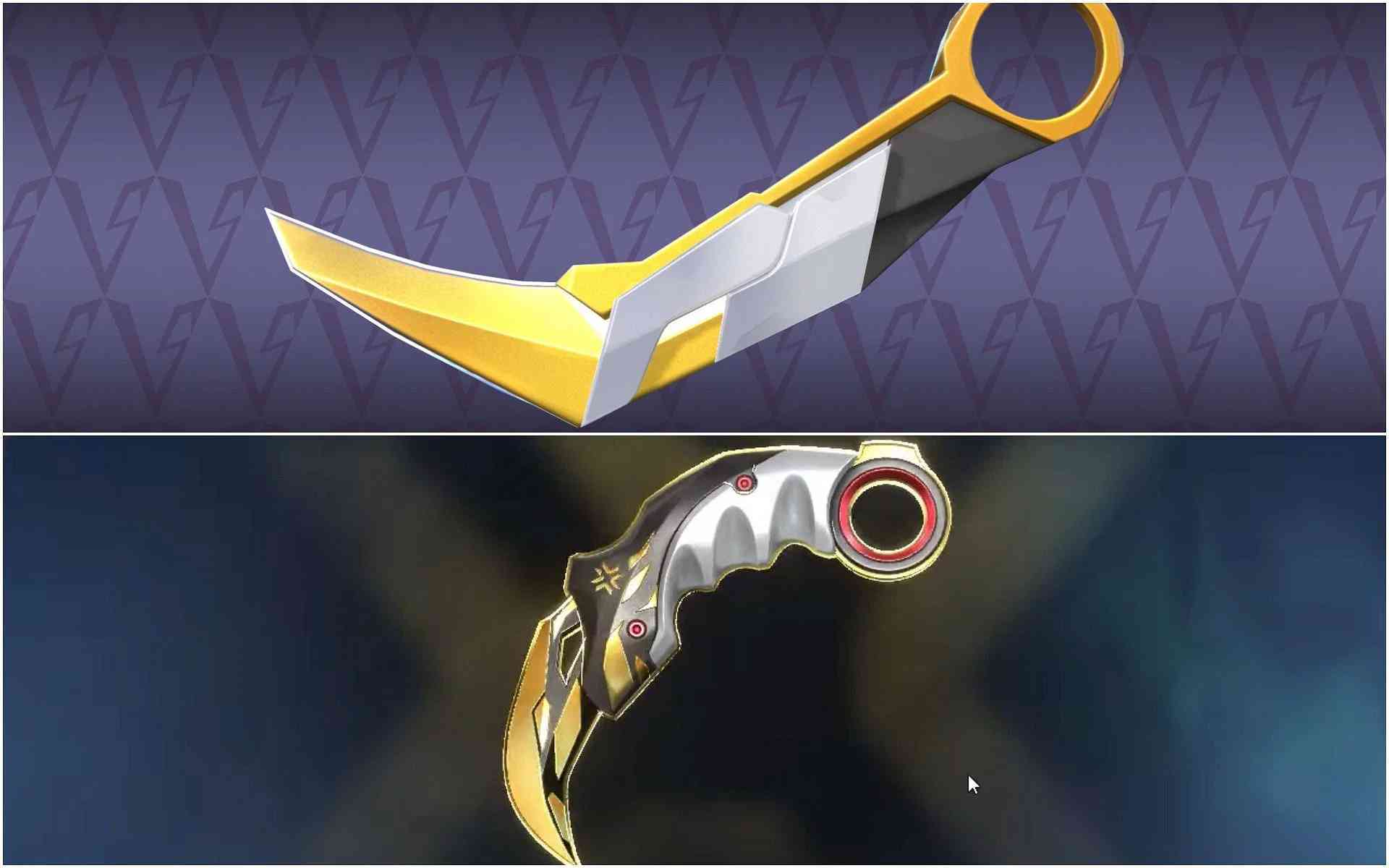 The Prime 2.0 Karambit knife skin has a classic, gold chrome finish that makes it one of Valorant's most popular skins