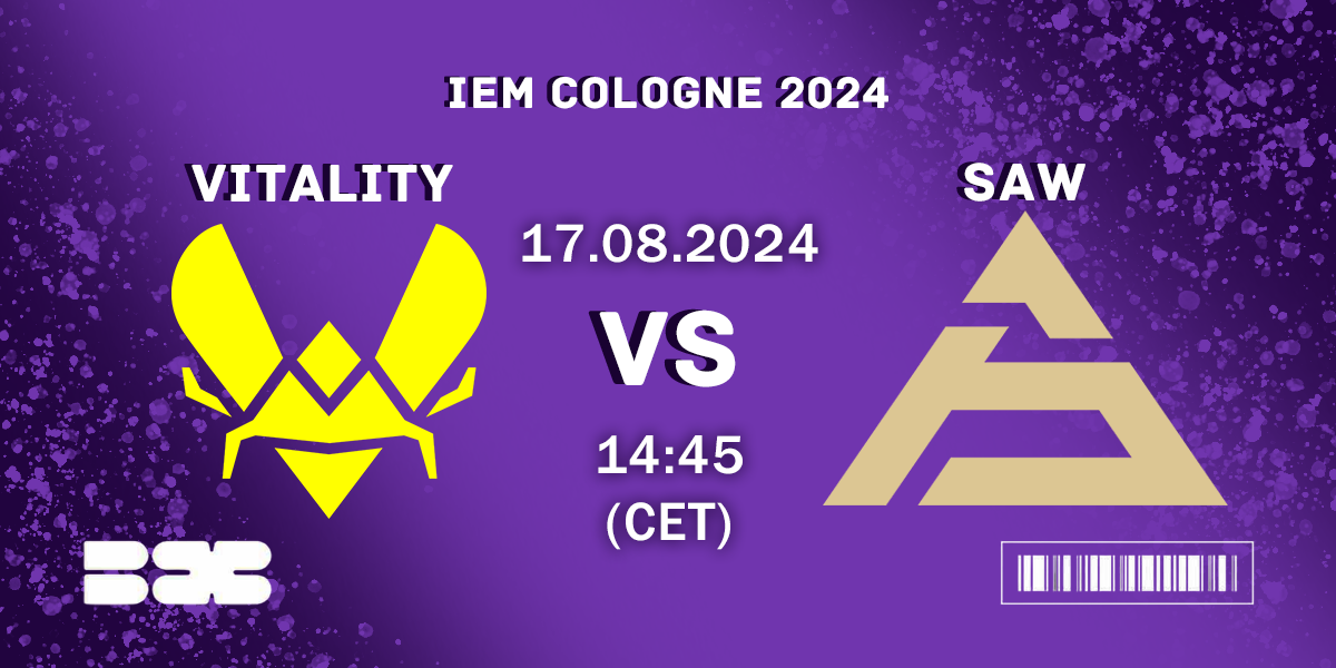 VITALITY Vs SAW Semifinal Completa Playoffs IEM Cologne 2024