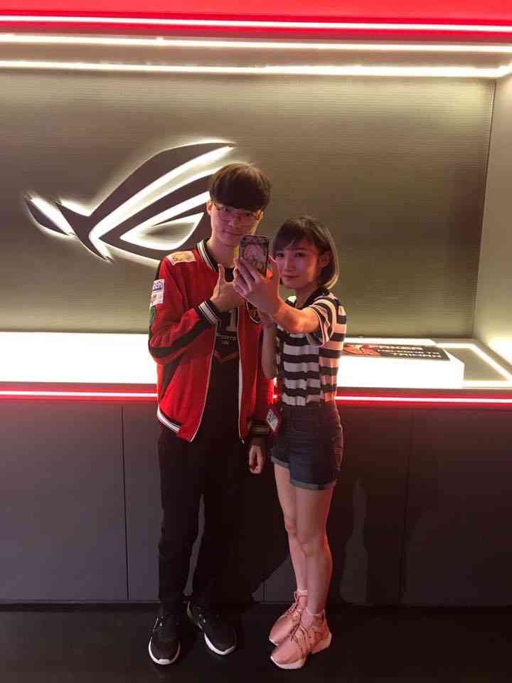 Kristine with Faker 