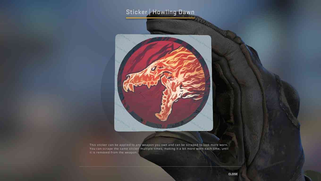 New Howling Dawn Sticker. Credit: Valve