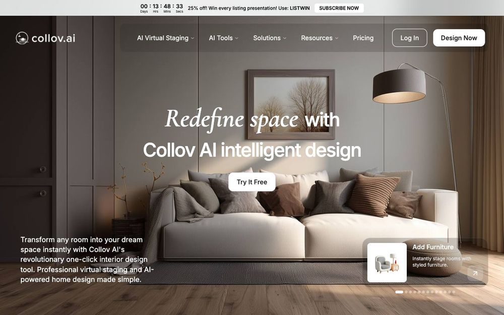 Screenshot of Collov AI