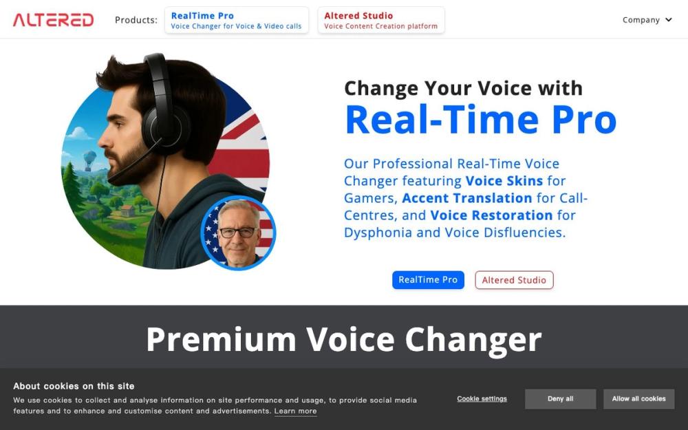 Screenshot of Altered AI Screenshot of Altered AI