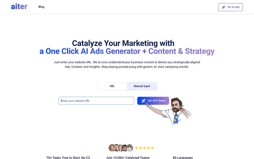 Screenshot of AITER Screenshot of AITER