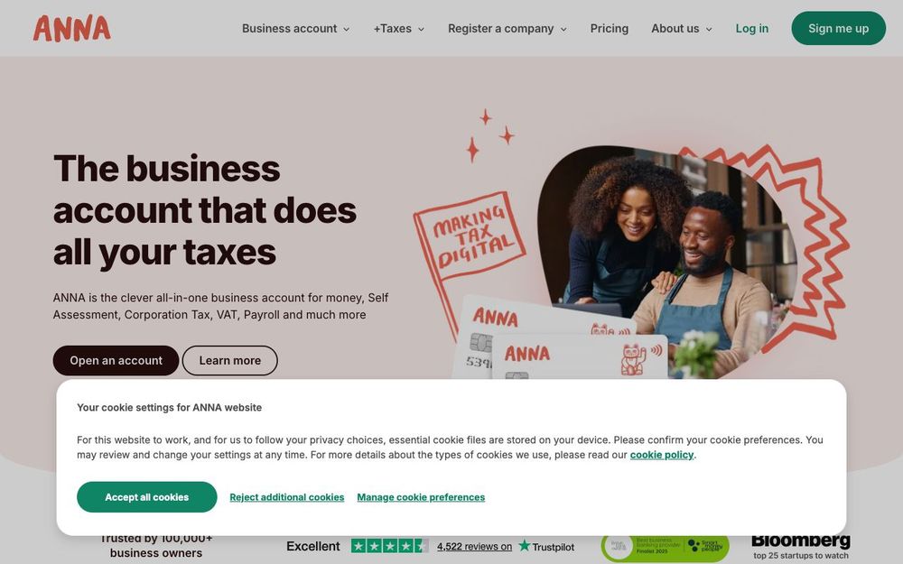 Screenshot of ANNA Money Screenshot of ANNA Money