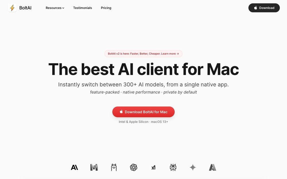 Screenshot of Boltai
