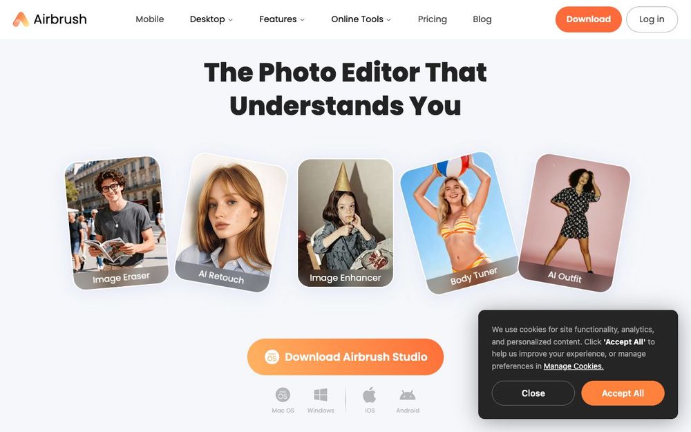 Screenshot of AirBrush Screenshot of AirBrush