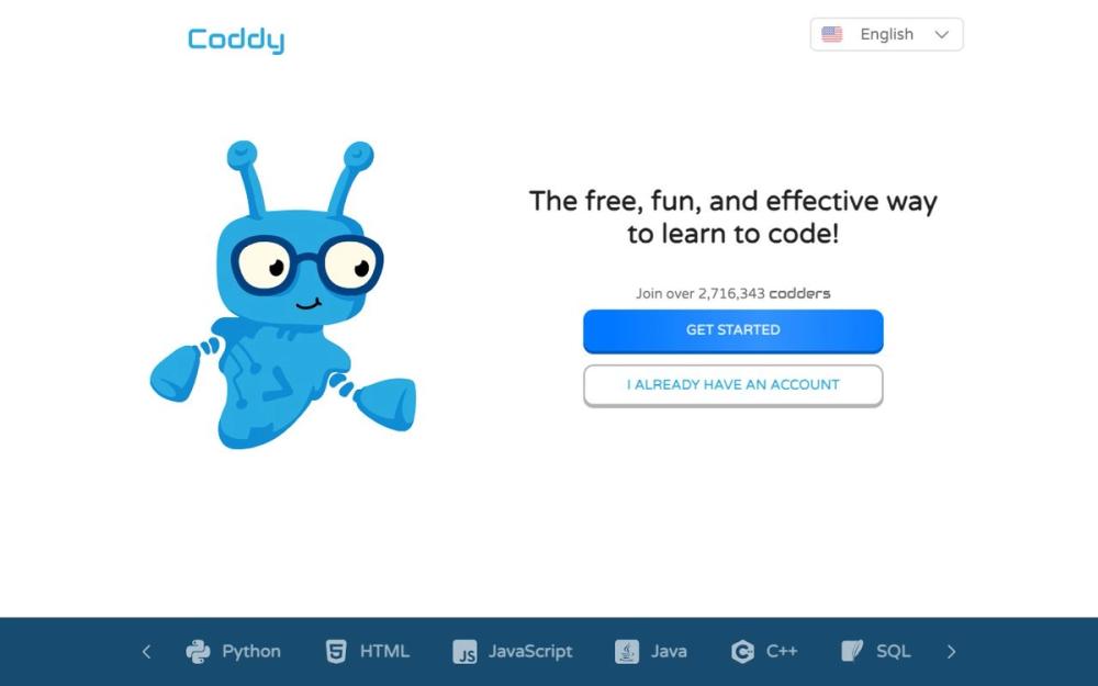 Screenshot of Coddy