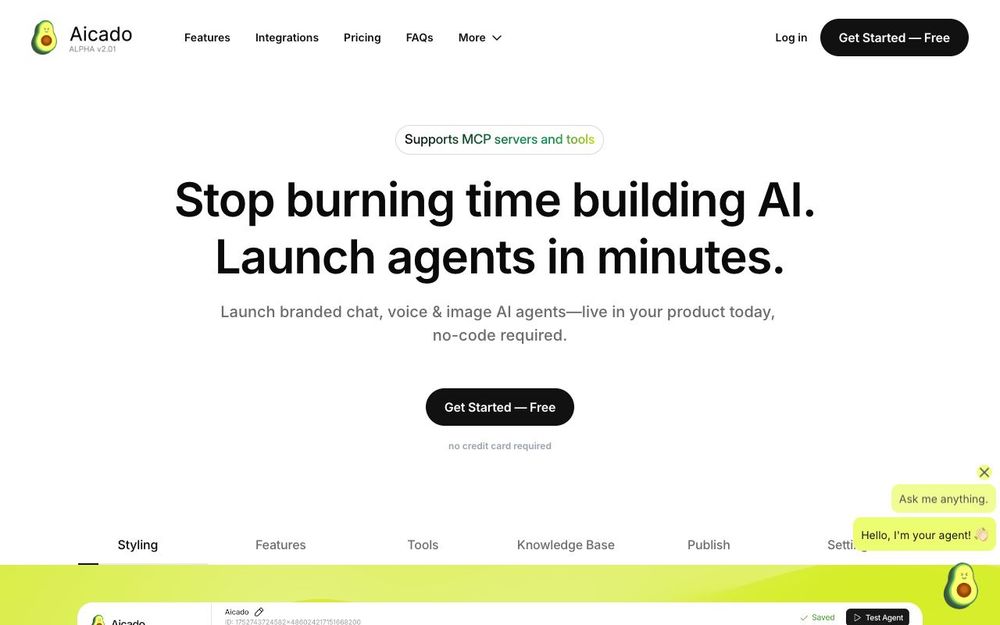 Screenshot of Aicado Screenshot of Aicado