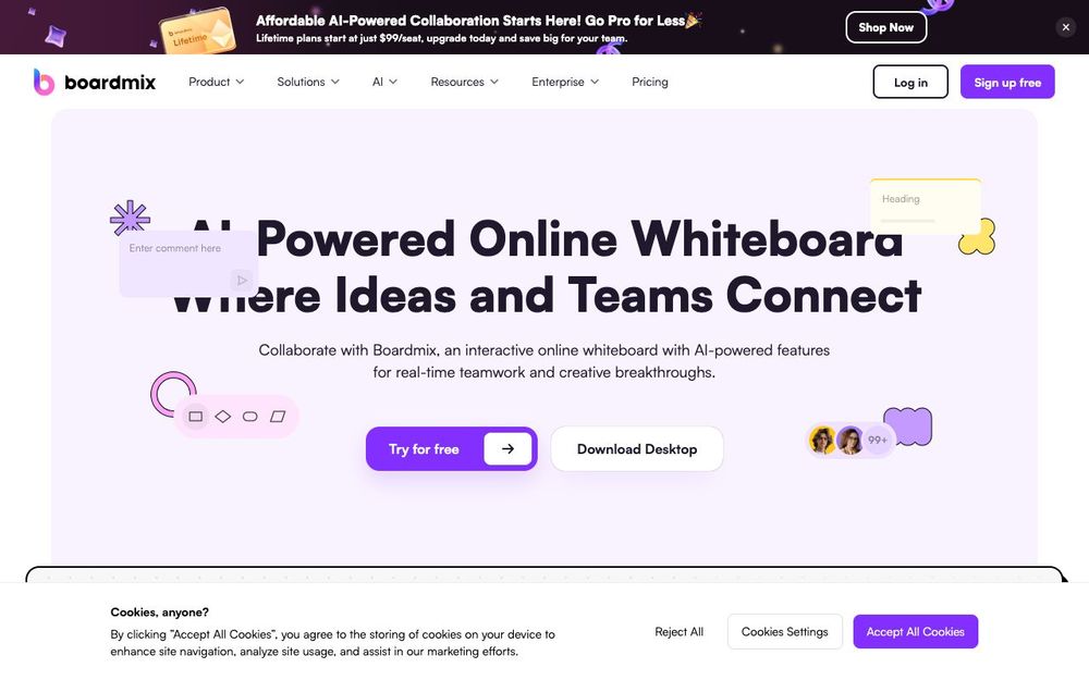Screenshot of Boardmix