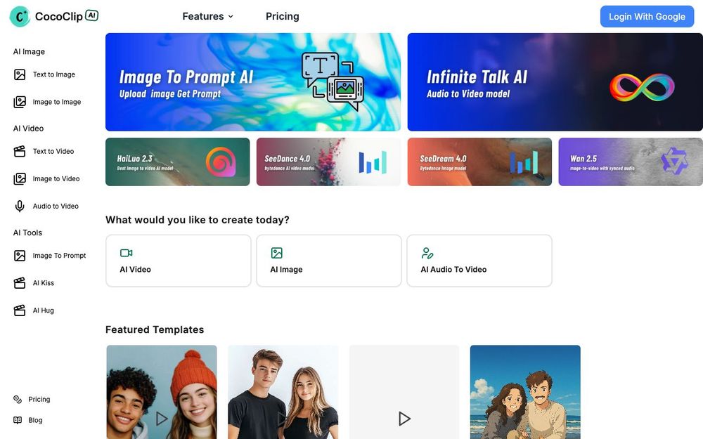 Screenshot of CoCoClip.AI Screenshot of CoCoClip.AI