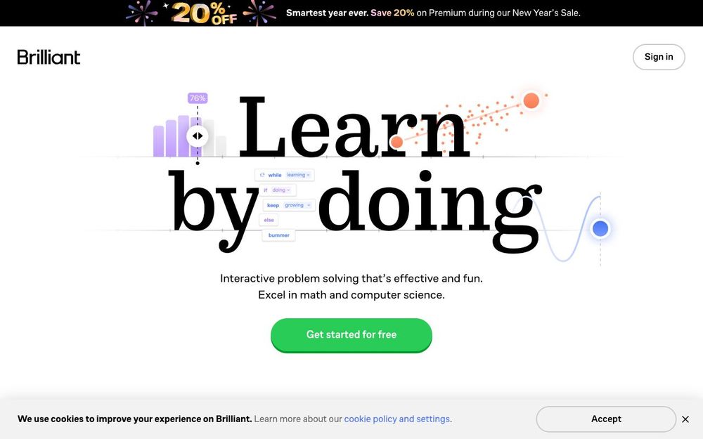 Screenshot of Brilliant Screenshot of Brilliant