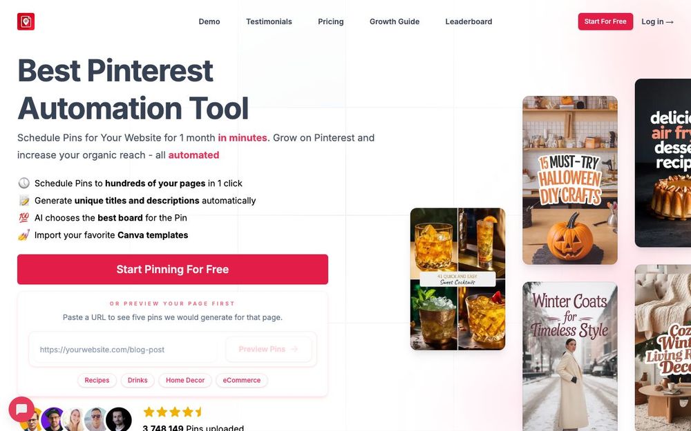 Screenshot of Blogtopin Screenshot of Blogtopin