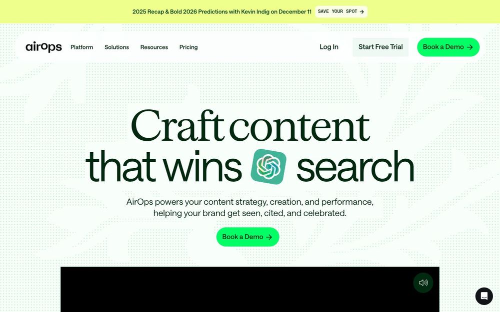 Screenshot of AIROPS Screenshot of AIROPS