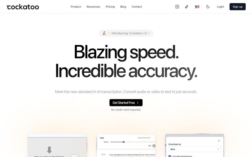 Screenshot of Cockatoo Screenshot of Cockatoo