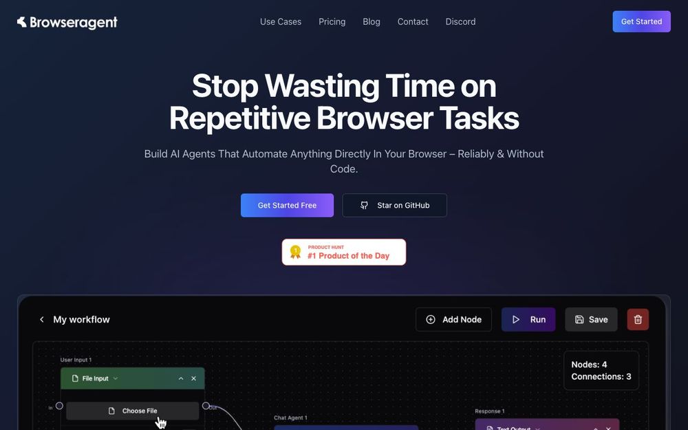 Screenshot of BrowserAgent