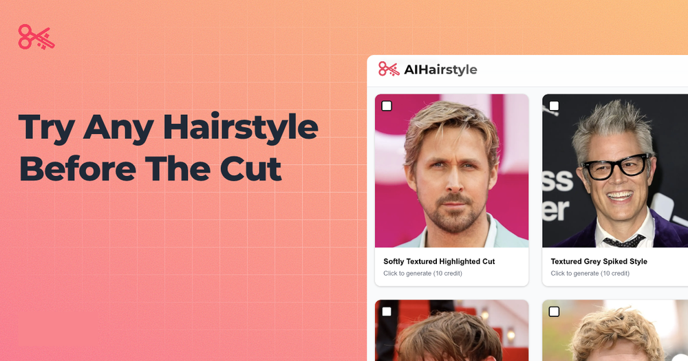 Screenshot of AI Hairstyle App Screenshot of AI Hairstyle App