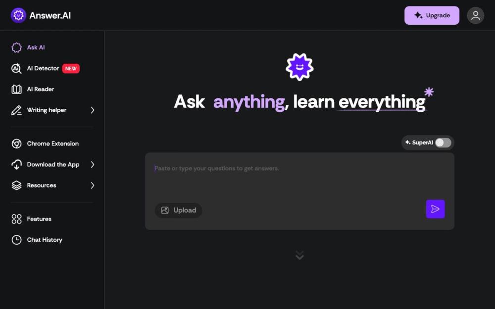 Screenshot of Answer AI Screenshot of Answer AI