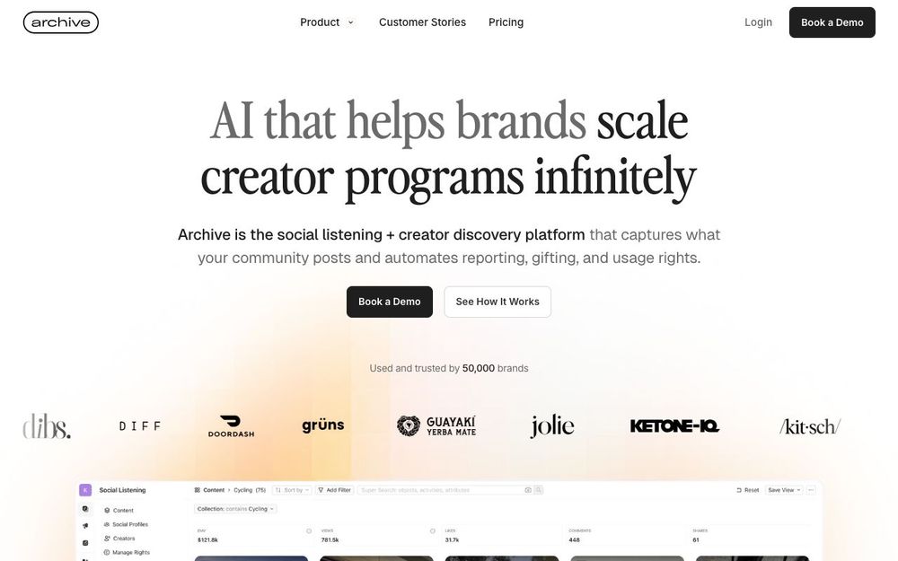Screenshot of Internet Archive
