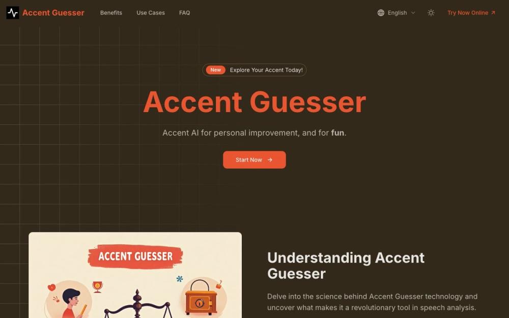 Screenshot of Accent Guesser Screenshot of Accent Guesser