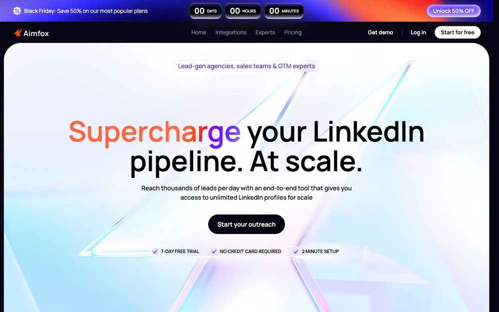 Screenshot of Aimfox Screenshot of Aimfox