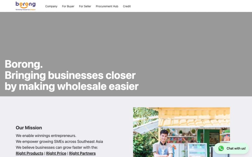 Screenshot of Borong