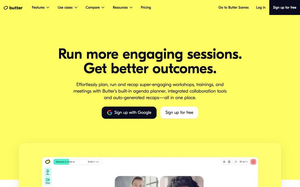 Screenshot of Butter