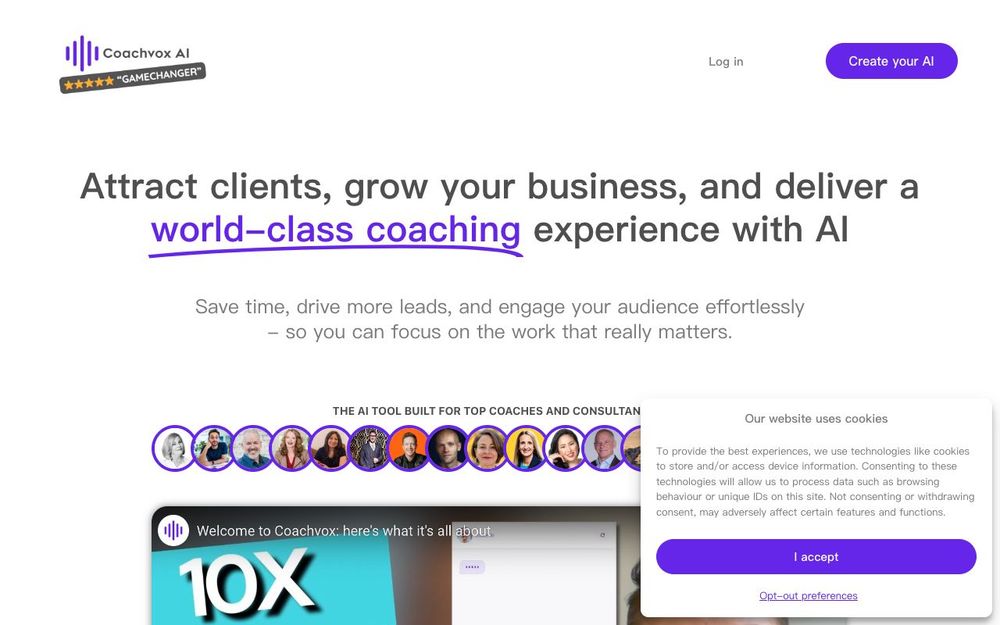 Screenshot of Coachvox AI Screenshot of Coachvox AI