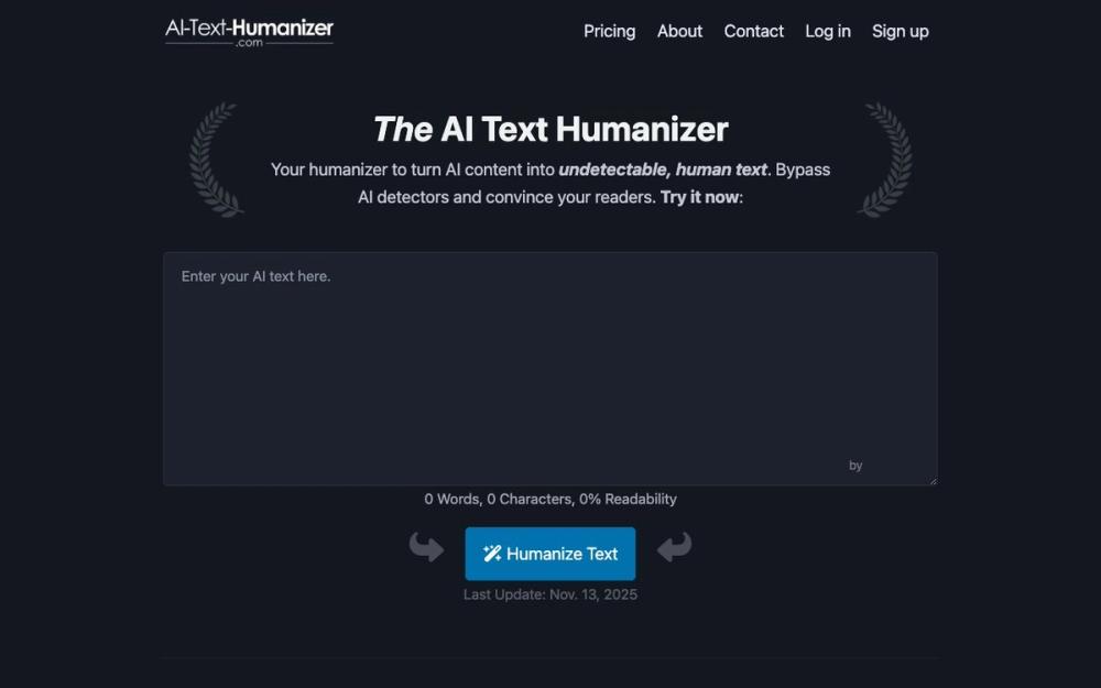 Screenshot of AI Text Humanizer Screenshot of AI Text Humanizer