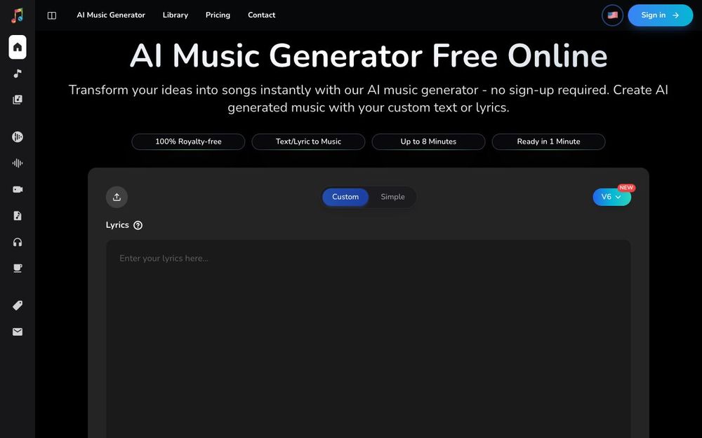 Screenshot of AI Music Gen Screenshot of AI Music Gen