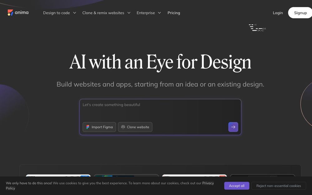 Screenshot of Anima Screenshot of Anima