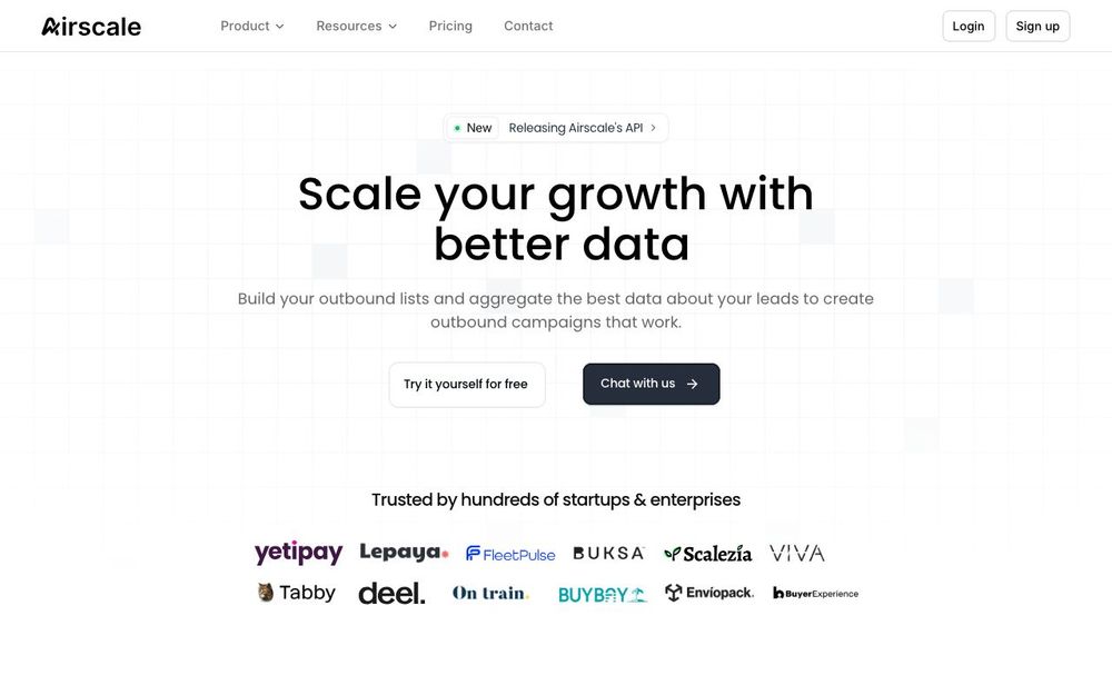Screenshot of AirScale