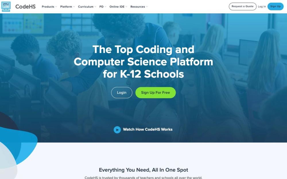 Screenshot of CodeHS Screenshot of CodeHS
