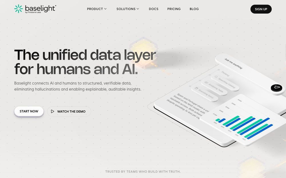 Screenshot of BaseLight AI