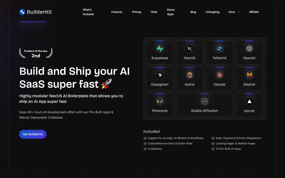 Screenshot of BuilderKit