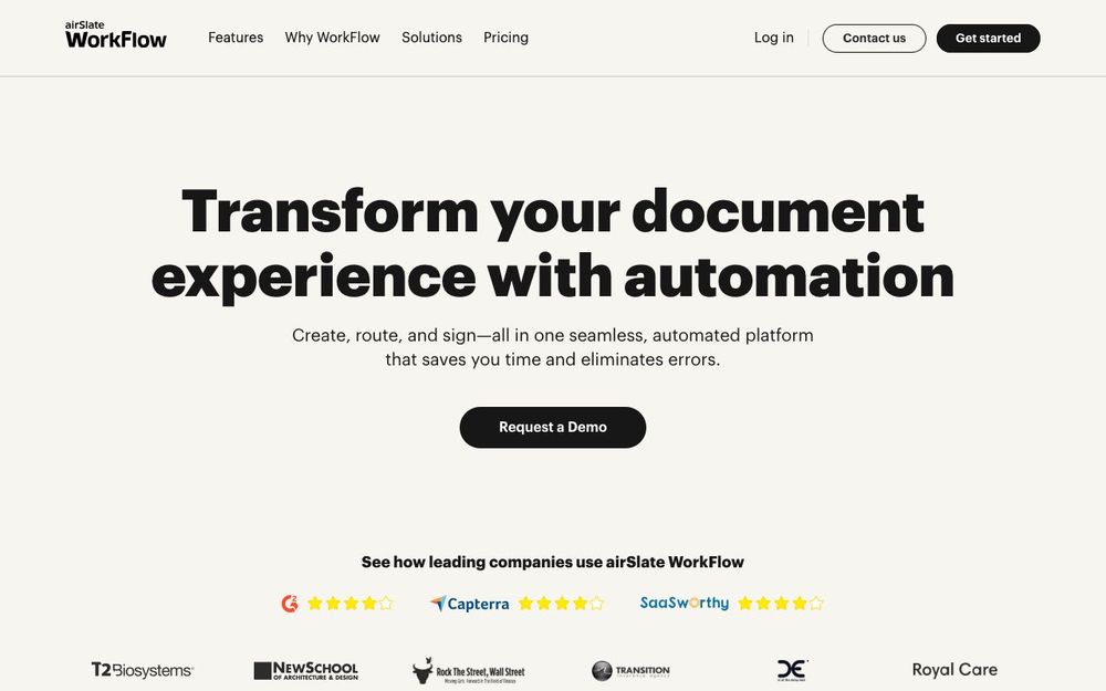 Screenshot of airSlate Screenshot of airSlate