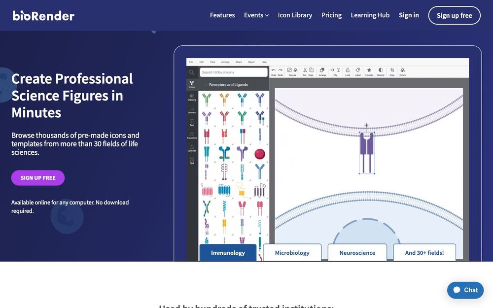 Screenshot of BioRender