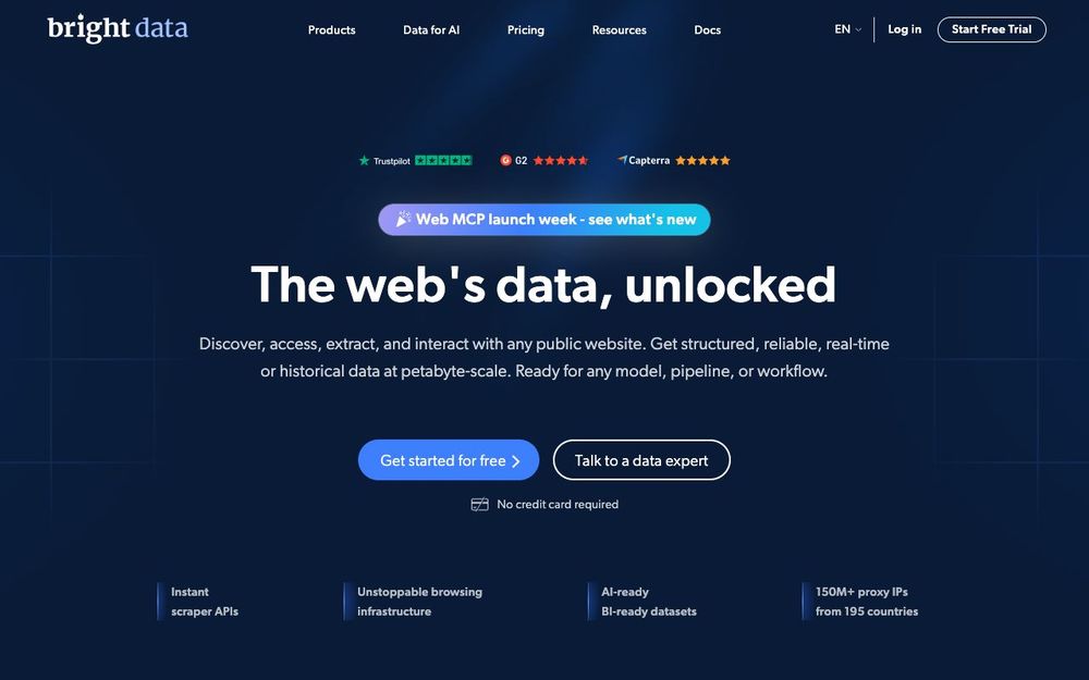 Screenshot of Bright Data Screenshot of Bright Data